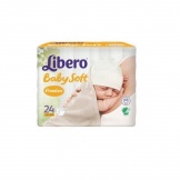 . Libero Baby Soft Newborn (0-2,5) 24 .  