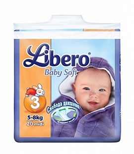 . Libero Baby Soft  Midi 5-8   20.