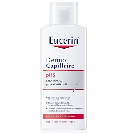 Eucerin 69653 ДермоКапиляр рН 5 шампунь д/чутливої шкіри голови прид. для щод. викор.250мл