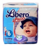  Libero DryPants "6"XL (13-20) 30.  